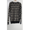 Men Long Sleeve Patterned Knitted Pullover Sweaters